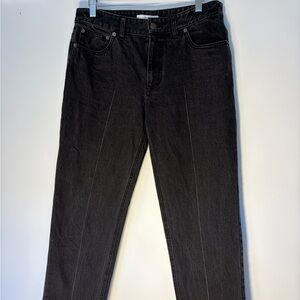 Tibi Women’s Dark Gray Straight Jeans